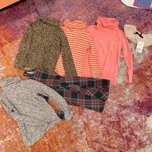 J crew bundle of 4 turtle neck tops